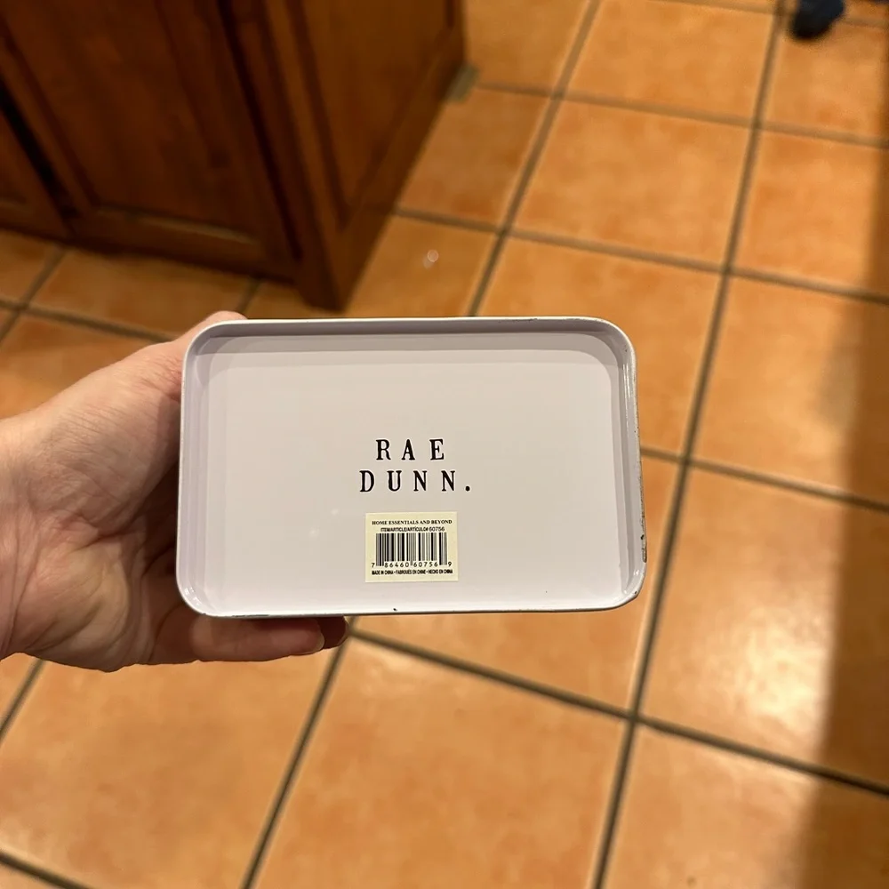 Rae Dunn Rice container. Metal. - Picture 4 of 4